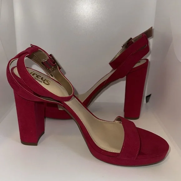 Sam Edelman Circus Annette Platform Heel Slingback Sandal Women’s 9 Pink - Picture 6 of 12